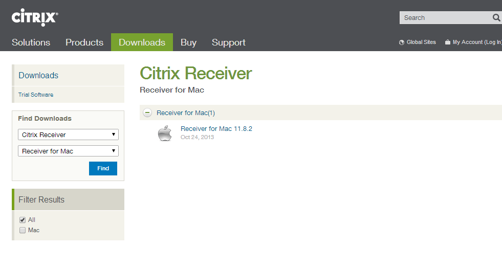 upgrade citrix receiver for mac